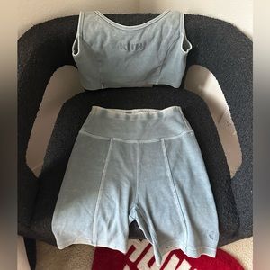 Kith distressed blue set